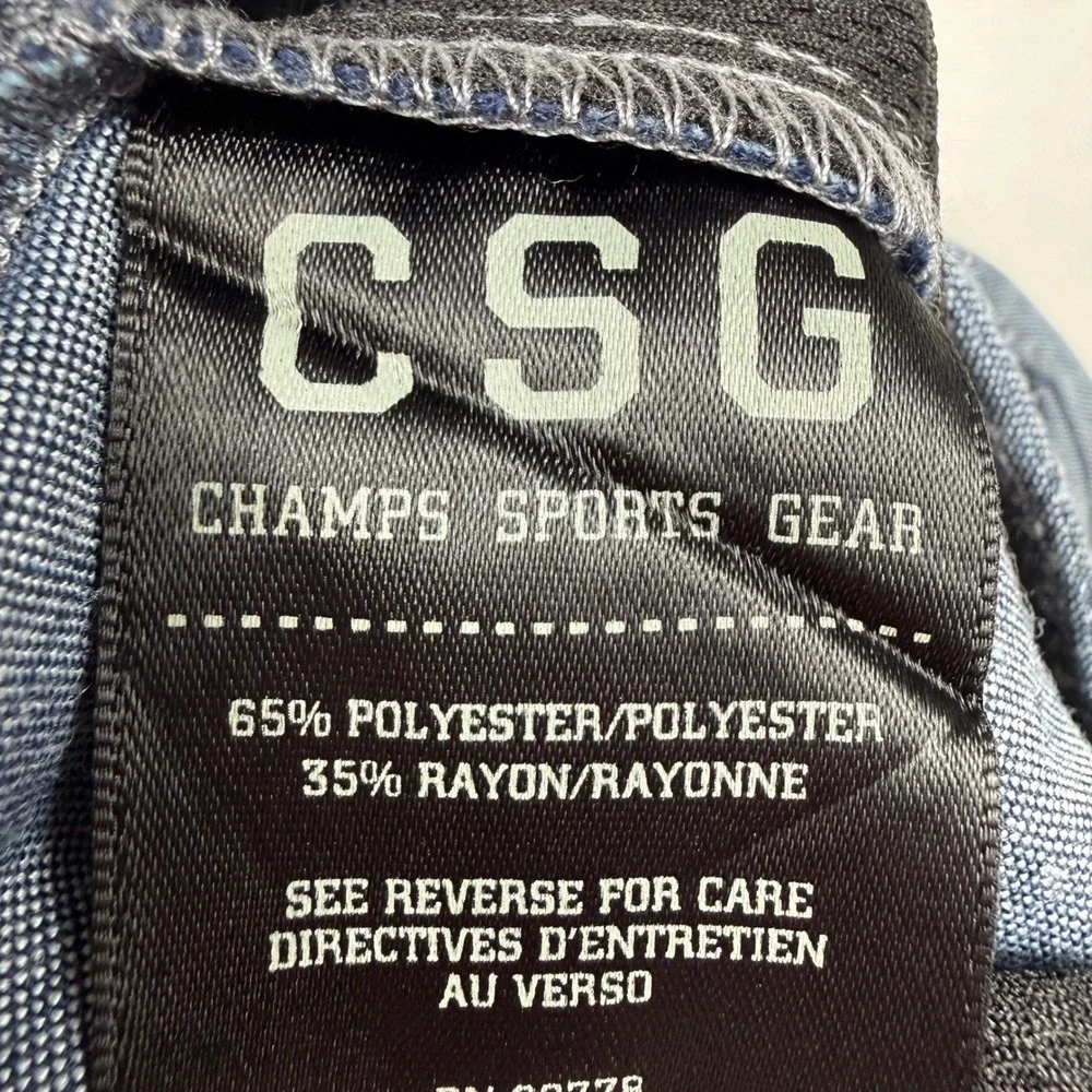 CSG Champs Sports Gear Shorts Size 34 Gray Blue Minimalist Athleisure Bundle 2pk